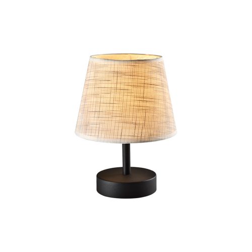 NICOLA STOLNÁ LAMPA 1XE27 ČIERNA/ĽAN