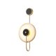NUBIA LED WALL LAMP 5W 3000K, BLACK+GOLD