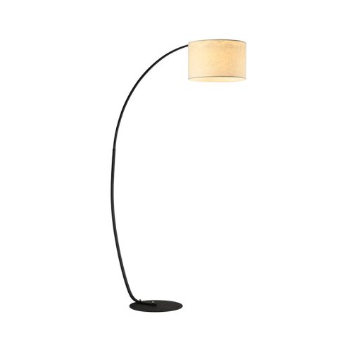 PAOLO STOJANOVÁ LAMPA 1XE27 ČIERNA/BIELA