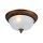 PETRA M STROPNÉ SVIETIDLO 2XE27 380mm BRONZ