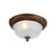 PETRA S STROPNÉ SVIETIDLO 2XE27 320mm BRONZ