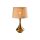 PIETRO STOLNÁ LAMPA 1XE27 ZLATA/ĽAN