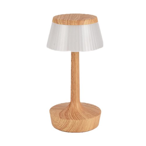 RYAN STOLNÁ LAMPA 2W 3000K BIELA/DREVOY