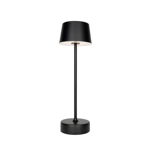 SONIA STOLNÁ LAMPA 3W ČIERNA SO STMIEVAČ A BATÉRIA