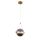 SPLENDOR LED PENDANT 6W 3000K, BRASS+SMOKY GREY