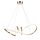 TINA LED PENDANT 42W 3000K, FRENCH GOLD