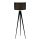 TOMY STOJANOVÁ LAMPA 1XE27 TMAVOSIVÁ D400XH1550mm