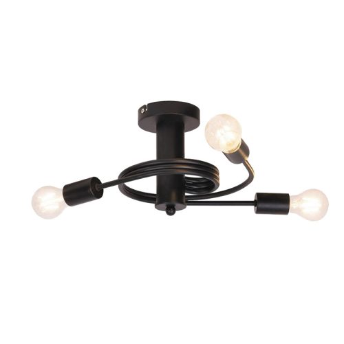 TWIST LUSTER 3XE27 ČIERNY