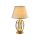 ZAHRA STOLNÁ LAMPA 1XE27 ZLATA/ĽAN
