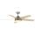 EL-1245 LED CHANDELIER WITH FAN 20W CHROME/WOOD