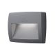 LORENZA 190 LED NÁSTENNÉ SVIETIDLO 7.5W CCT 4000K IP55 SIVA