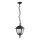 PAUL LANTERN HANGING 1XE27 BLACK IP44