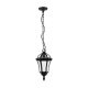 STEVEN LANTERN HANGING 1XE27 BLACK IP44