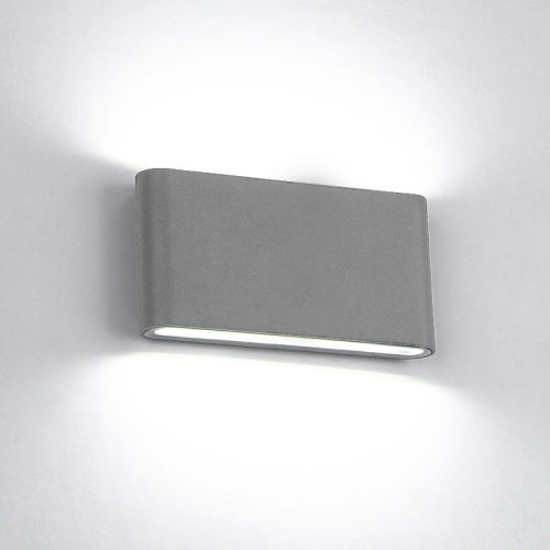 969LED NÁSTENNÉ SVIETIDLO KRUH 2X6W 4000K SIVE