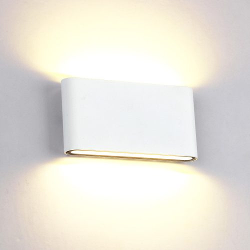 969LED NÁSTENNÉ SVIETIDLO KRUH 2X6W 4000K BIELE