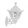 GOLIA WALL LANTERN UPWARD 1XE27 IP55 WHITE
