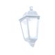 IESSE WALL HALF LANTERN 1XE27 IP55 WHITE