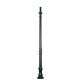 KARMEL POLE 3000ММ WITH DOOR, BLACK
