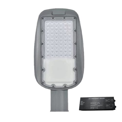 PRAGUE SMD LED POULIČNÉ SVIETIDLO 30W 3000K IP65+NÚDZOVÝ ZDROJ