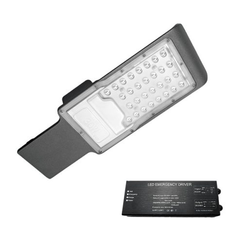 STELLAR ROUTE SMD LED POULIČNÉ SVIETIDLO 100W 5500K IP65+NÚDZOVÝ ZDROJ