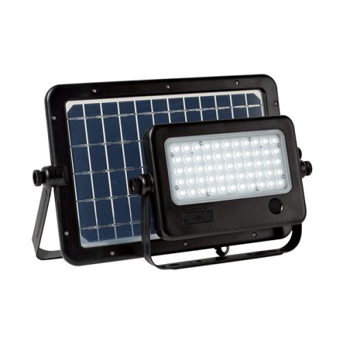 LED SOLARNÉ SVETLO 50 W IP65 S PRENOSNÝM SOLÁRNYM PANELOM