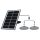 SOLAR LED PENDANT LIGHTS 2X5W IP65, BLACK