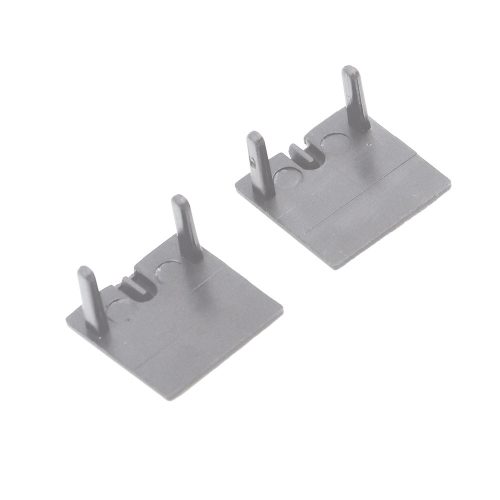 EL-28ECCR END CAP FOR PROFILE EL-28CR, SILVER, SET