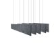 AKUSTICKÝ ZARIADENIE 1200 × 200 × 9 mm ČIERNE
