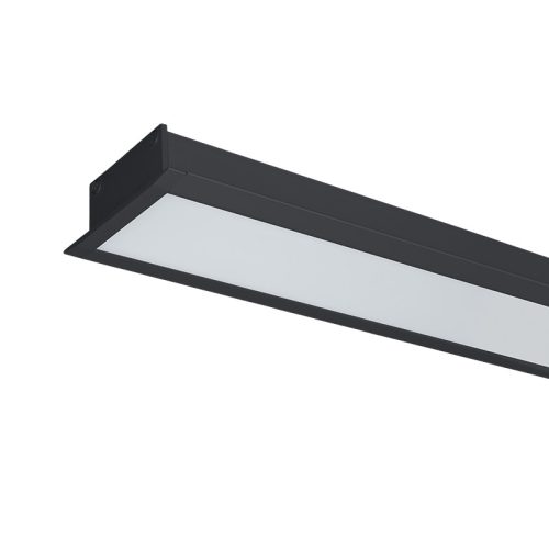 LED PROFIL ZAPUSTENÝ S77 48W 4000K 1200mm ČIERNY