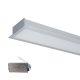 LED PROFIL ZAPUSTENÝ S48 24W 4000K 1200MM SIVÝ+NÚDZOVÝ ZDROJ