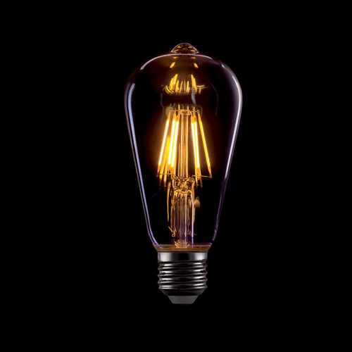 ДИМ. LED ВИНТИДЖ ST64 8W E27 2800-3200K ОПУШ. СТ.