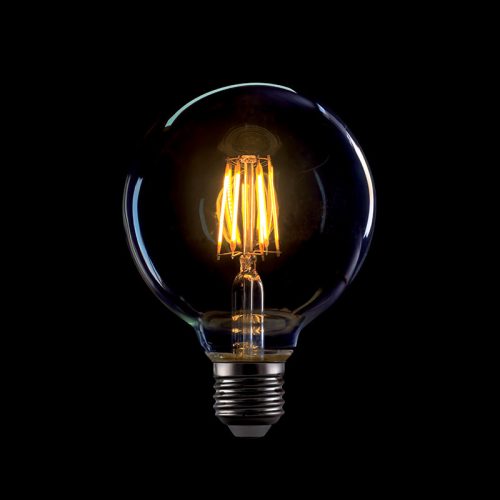LED VINTAGE ŽIAROVKA STMIEVATEĽNÁ G95-8W E27 3000K ZLATÁ