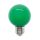 LED GLOBE ŽIAROVKA G45 3W E27 ZELENÝ