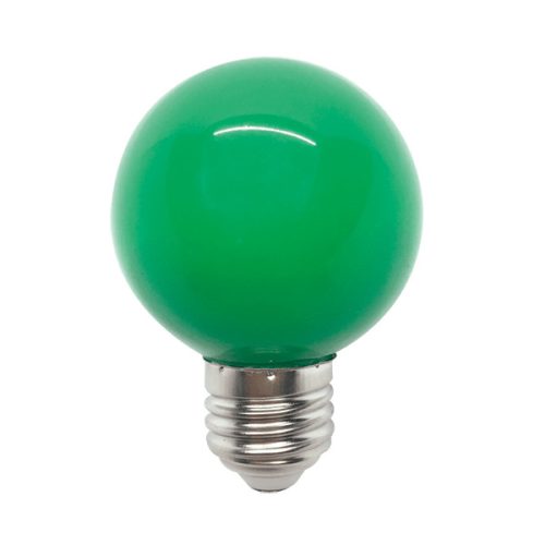 LED GLOBE ŽIAROVKA G45 3W E27 ZELENÝ