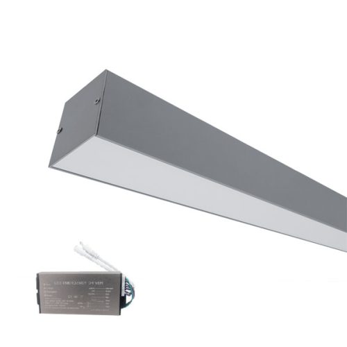 LED PROFIL NADOMIETKOVÝ S77 24W 4000K 600MM SIVÝ+NÚDZOVÝ ZDROJ