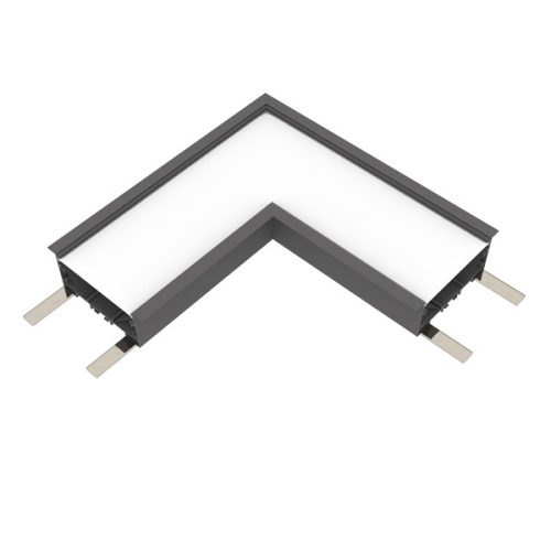 L-CONNECTOR FOR ELMARK PROFILE RECESSED 3000K ČIERNY
