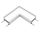 L-CONNECTOR FOR ELMARK PROFILE RECESSED 3000K BIELY