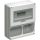 INDUSTRIAL BOARD FOR 2 HORIZONTAL PANELS, 12 MOD