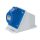 EC690 FIXED SOCKET 16A IP44 1P+N+E 220-240V