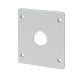 FLANGE FOR IND. BOARD WITH HOLE D22MM- 84X74MM