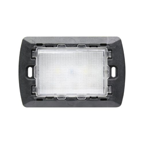 LED EMERGENCY LIGHT FLUSH MOUNTING 3 MODULES WHITE