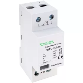 Zvodič prepätia AC, typ T1+T2 nevyberateľný modul