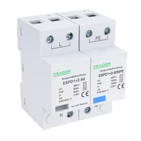 Zvodič prepätia AC, typ T1+T2 nevyberateľný modul