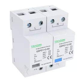 Zvodič prepätia AC, typ T1+T2 nevyberateľný modul