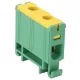 Rozvodná odbočná svorka na DIN, zelenožltá