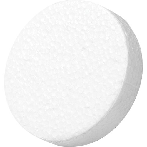 POLYSTIRENE DISK KS 67X17MM 100PCS WHITE