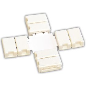   Bezspájková rýchlospojka "X"k jedofarebným LED pásom