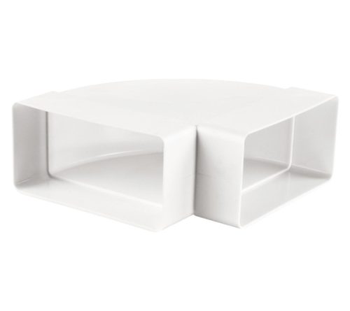 KOLENO PVC PLOCHÉ 90° HORIZONTÁLNE 110x55mm