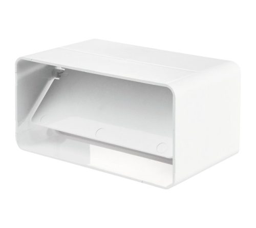 SPOJKA PLASTOVÁ PLOCHÁ+SPÄTNÁ KLAPKA 110x55mm