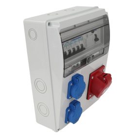 Zásuvková rozvodnica s ochrannými prístrojmi